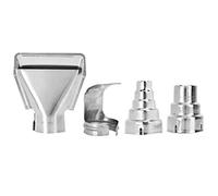 HEITIGN 4 Pcs Heat Gun Nozzles Kits 35mm Stainless Steel Reflector Nozzle for Hot Air Gun Soldering Station Nozzle Tool