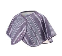 HEITIGN Bed Jackets Ladies Elderly Warm Shawls And Wraps for Women 35×28×6 Double Sided Plush Warm Shoulder Cape Old People Shoulder Protective Shawl for Winter, Gris