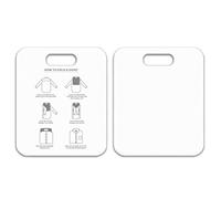 HEITIGN Magic Clothes Tshirts Folder Organizer Flip Fold Fast Speed, T-Shirt Folder Laundry Folder Board for Kids and Adults (white)