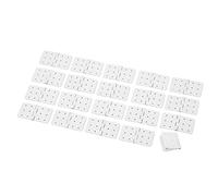 HEITIGN Rc Aircraft Plane Hinge Model Aircraft Parts 40pcs Rc Pinned Hinges Remote Control Airplane Plastic Hinge Model Aircraft Wing Parts (L)