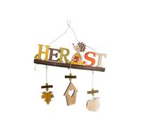 HEITMANN DECO Hanger Autumn Wall and Door Sign, Approx. 28 x 3 x 15 cm, Multi-Coloured