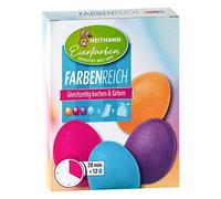 Heitmann Eierfarben - Colourful - 4 liquid egg colours orange/pink/blue/purple