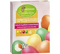 Heitmann Eierfarben - Express colouring - 4 liquid egg colours in yellow, orange, pink and green