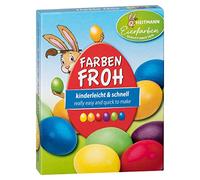 Heitmann Eierfarben - Farben Froh - 6 liquid egg colours 1017049 yellow, orange, red, green, blue, plum 30 ml