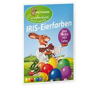 Heitmann Eierfarben - Iris Egg Colours - 6 hot dye Tablets - Yellow, Orange, red, Purple, Green, Blue