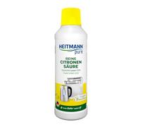 HEITMANN pure Pure Citric Acid, Liquid Organic Descaler for Kitchen and Bathroom, Effective Against Limescale Deposits, 100% Natural Ingredients, Food Clean, 500 ml