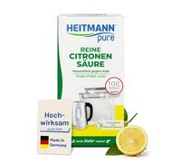 HEITMANN pure Pure Citric Acid Powder: Ecological Organic decalcifier, Cleaner for Kitchen & Bath, 1x 350g