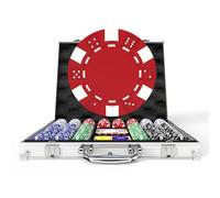 HEITOK 500 Piece Poker Chip Set - 11.5g Heavyweight Iron Core Composite Chips with Aluminum Case, Cards & Buttons for Texas Hold'em
