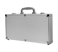 HEITOK Poker Chip Set 300 Pieces 11.5g Clay Composite Chips with Aluminium Case Playing Cards Dealer Button Professional Casino Gaming Set for Texas Holdem Blackjack Tournaments