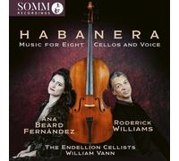 The Endellion Cellists & William Vann – Habanera: Music for Eight Cellos and Voice – CD – NAXOS