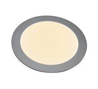 Heitronic 27636 recessed LED panel, flat, round, 12 W
