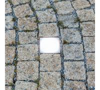 Heitronic LED deck light paving stone Akiaki, 10 cm, walkable