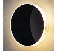 Heitronic Marbella LED outdoor wall light, black