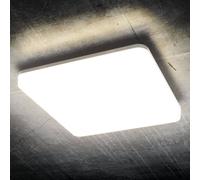 Heitronic Pronto LED ceiling light, angular, 28 x 28 cm