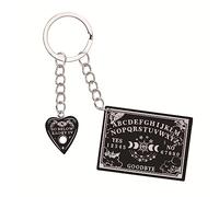 hejhncii Necklaces Earring Jewelry Making DIY Tarot Planchette Keychain Game Board Gothic Tarots Board Divination Keychain Board Pendulum Talking Tarot Dowsing Divination Keychain Metaphysical