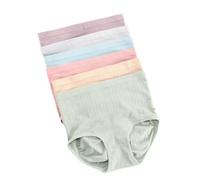 HEJIGOOD High Waist Lift Panties for Women 6 Pack - Tummy Control Panties Full Coverage Butt Lift Panties M-XXL (M) Multicolor