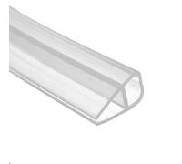 HEJIGOOD Waterproof Silicone Rubber Shower Screen Seal Strip 100cm U Shape Durable (12mm/0.47inch)