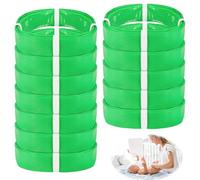 Hejo 12 Pack Nappy Bin Refills, 4.5m Nappy Refill Bags Compatible for Tommee Tippee Angelcare Twist & Click Refills, Smellproof Nappy Bags Refill, Diaper Pail Refill Liner Hold (Green)