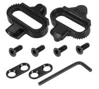 Hejo 2 PCS SPD Cleats for Cycling Shoes, Durable Cycling Cleats Set Compatible with Shimano, Bike Cleat, Suitable for Beginners, Non-Slip, SH51 Cleat for Indoor Outdoor Road Mountain Biking Black