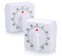 Hejo 2PCS Kitchen Timers - Egg Timer, Mechanical Timer, 1 Hour/ 60 Minutes Cooking Timers with Alarm for Baking, Cooking, Learning