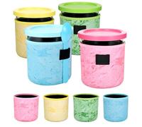 Hejo 4 Pcs Ice Cream Tubs Neoprene Sleeve for Ninja CREAMi Deluxe NC500