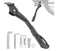 Hejo Bike Kickstand, Height Adjustable Bike Stand Kick, Stable Universal Bicycle Kickstand 24-29 Inches for Mountain Bike, Road Bike, Bicycle (Thickened Single Hole Model)