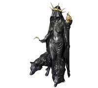 Hekate Niktipolos, The Witch of The Night, Underworld Hekate Phōsphoros Light-Bringer or Morning Star Statue, Hecate Greek Goddess with Her Hounds of Magic Resin Sculpture, Home Decor (Freedom)