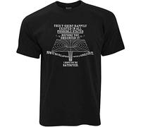 Hekdi Mens Physics T Shirt Quantum Observer All Possible States Science Geek Shirt Size L Black