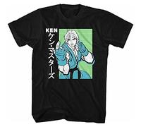 Hekdi Street Fighter Ken Men T-Shirt Size XL Black