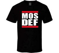 HekdiKTT Mos Def 1 T-Shirt Men Personalised t Shirts for Men Size 3XL Black