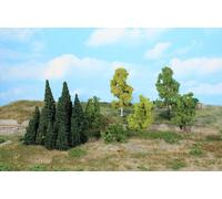 HEKI 1964 Mini Forest Set 16 Pieces Trees And Firs 5 - 11 Cm Scale N /TT/HO NEW