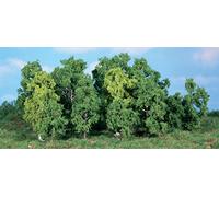 Heki Leafy Trees 14 Pieces, Height- 12 cm