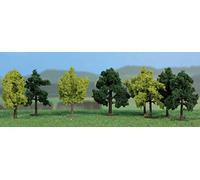 Heki Leafy Trees 8 Pieces, Height- 4 cm