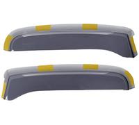 Heko 15148 Wind Deflectors (2pc set), Grey