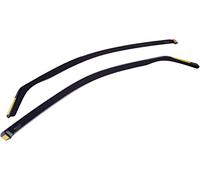 HEKO-23801 MG ZR 3-Door 1999-2005 Team Heko Wind Deflectors Tinted