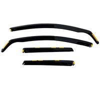 HEKO-31232 (4 Pieces) Front Rear Wind Deflectors Fits Volvo V50 2004 on 5-Door Estate, Lightly Tinted