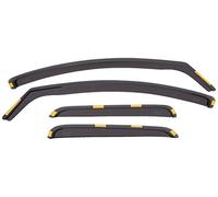 Heko HO13116 Wind Deflectors 4-Piece Set for Dacia Duster II 5-Door from 2018 Onwards Transparent Dark Grey Tinted Acrylic Glass