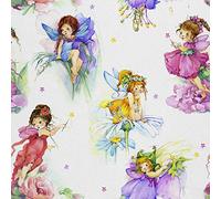 HEKO PANELS Oxford Fabric by Metre for Sewing Canvas Polyester Sewing Fabrics Decorative Material Water-Resistant Waterproof Non Transparent Fairies 1 Meter 155 x 100 cm 5 x 3 ft