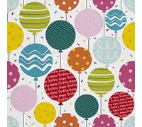 HEKO PANELS Oxford Fabric by Metre for Sewing Canvas Polyester Sewing Fabrics Decorative Material Water-Resistant Waterproof Non Transparent Colorful Balloons 1 Meter 155 x 100 cm 5 x 3 ft