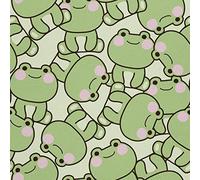 HEKO PANELS Oxford Fabric by Metre for Sewing Canvas Polyester Sewing Fabrics Decorative Material Water-Resistant Waterproof Non Transparent Frogs 1 Meter 155 x 100 cm 5 x 3 ft