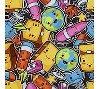 HEKO PANELS Oxford Fabric by Metre for Sewing Canvas Polyester Sewing Fabrics Decorative Material Water-Resistant Waterproof Non Transparent School Kawaii 1 Meter 155 x 100 cm 5 x 3 ft