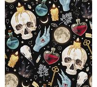 HEKO PANELS Oxford Fabric by Metre for Sewing Canvas Polyester Sewing Fabrics Decorative Material Water-Resistant Waterproof Non Transparent Witchcraft 1 Meter 155 x 100 cm 5 x 3 ft
