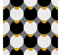 HEKO PANELS Oxford Fabric by Metre for Sewing Canvas Polyester Sewing Fabrics Decorative Material Water-Resistant Waterproof Non Transparent Geometric Pattern 1 Meter 155 x 100 cm 5 x 3 ft