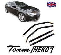 AUDI A6 C7 2012-2018 ESTATE S6 RS6 / ALLROAD 5-door 4-pc Wind Deflectors HEKO