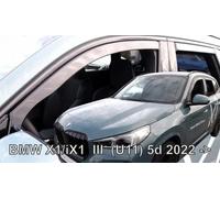 BMW X1 MK3 U11 or iX1 5-door 2022-onwards 4-pc Wind Deflectors HEKO Tinted