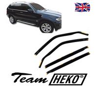HEKO-11136 Front Rear Wind Deflectors Fits BMW X5 2000 - 2006 5-Door 4x4 (4 Pieces)