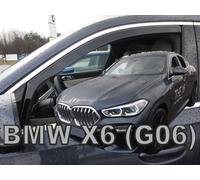 HEKO Wind Deflectors for BMW X6 III G06 5-door 2019- 2pc Set