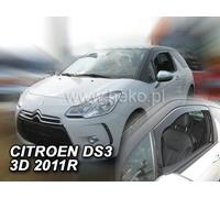 HEKO Wind Deflectors for CITROEN DS3 3-door 2010-2019 2pc Set