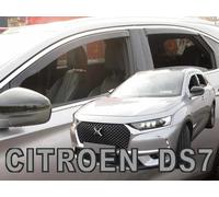 Heko Wind Deflectors For Citroen Ds7 Crossback 2018-Up 4Pcs Tinted