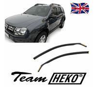 Heko Wind Deflectors For Dacia Duster 2Wd / 4Wd 2010-2017 2Pcs Tinted